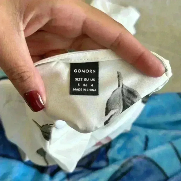 White Feather Blouse - Picture 3 of 3